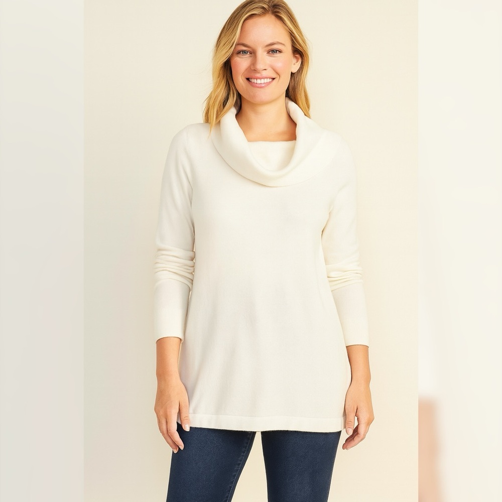 FRENCH CONNECTION Babysoft Cowl Neck Jumper Sweater Large NWT